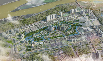 Công viên 65ha lớn bậc nhất Hà Nội đang thành hình